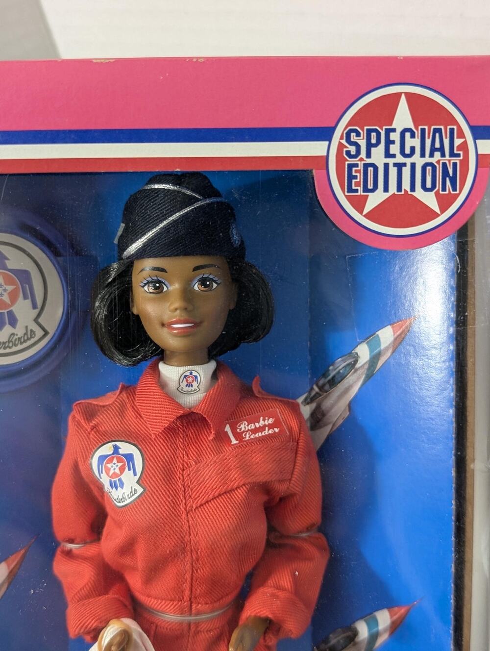 1993 Mattel Barbie Thunderbirds Black African American Air Force Barbie New